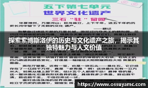 探索索博斯洛伊的历史与文化遗产之旅，揭示其独特魅力与人文价值
